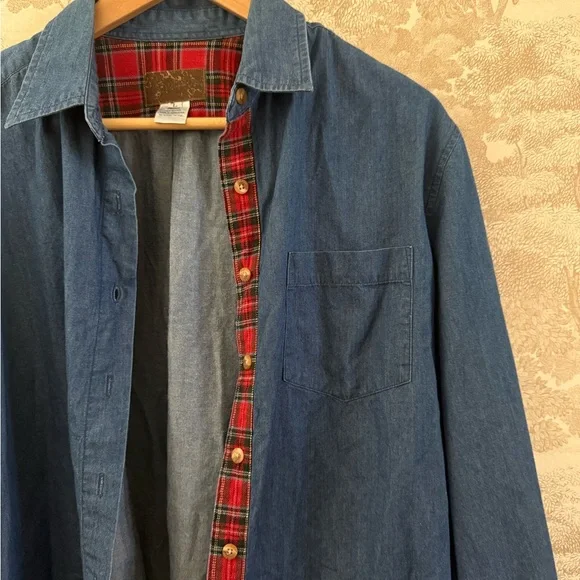 Vintage Pendleton 100% cotton plaid button down - Picture 5 of 7